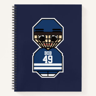 Cuaderno Jugador de hockey sobre hielo