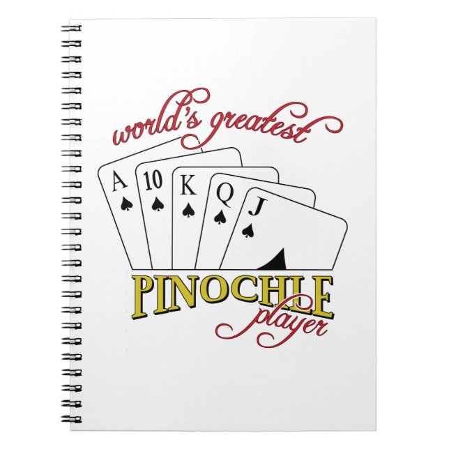 Cuaderno Jugador de Pinochle (Frente)