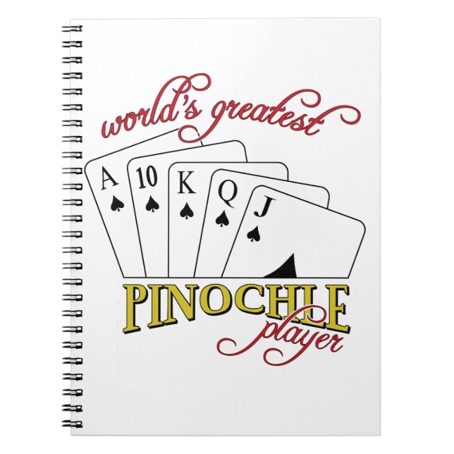 Cuaderno Jugador de Pinochle (Frente)