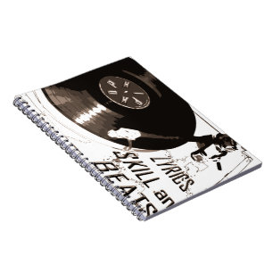 CUADERNO JUGADOR DE REGISTRO DE LÍRICAS DE BALA CALIDAD