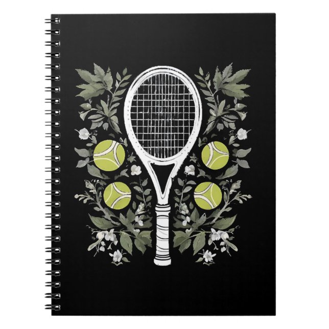Cuaderno Jugador de tenis (Frente)