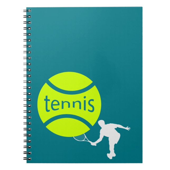 Cuaderno Jugador de tenis (Frente)