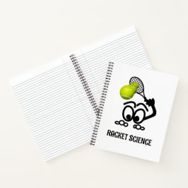 Cuaderno Jugador de tenis gracioso de Racket Science