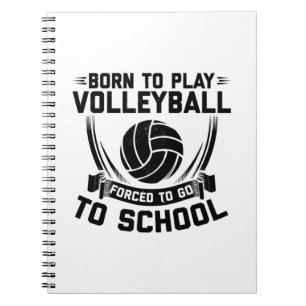 Cuaderno Jugador de voleibol dice Regalo deportivo de ent