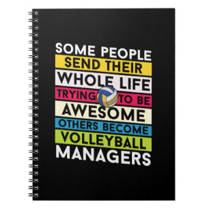 Cuaderno Jugador de voleibol   Gestores de voleibol
