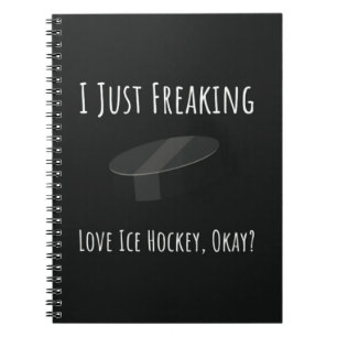 Cuaderno Jugador Deportivo de Regalos de Hockey sobre Hielo