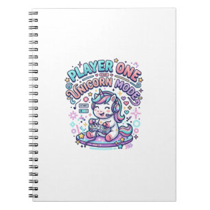 Cuaderno Jugador Unicornio Uno Modo Unicornio Gráficos de E