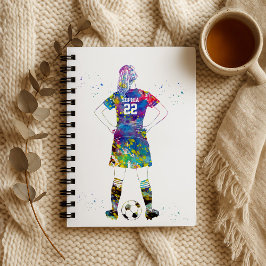Cuaderno Jugadora de fútbol