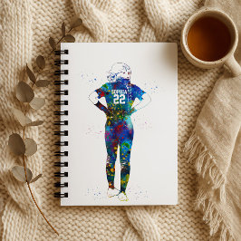 Cuaderno Jugadora de sóftbol femenino