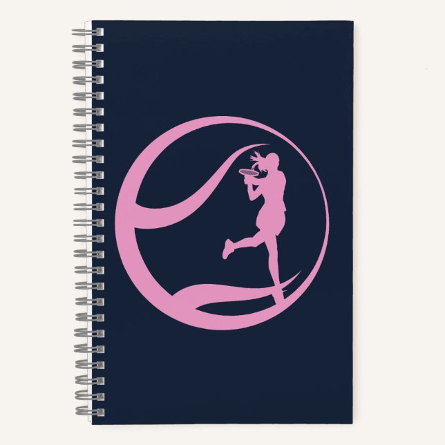 Cuaderno Jugadora de tenis femenina (Anverso)