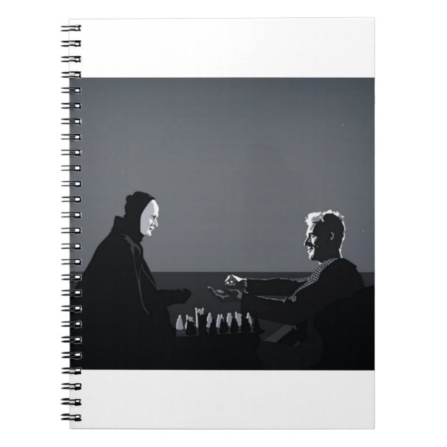 Cuaderno Jugar al ajedrez con la muerte (Frente)