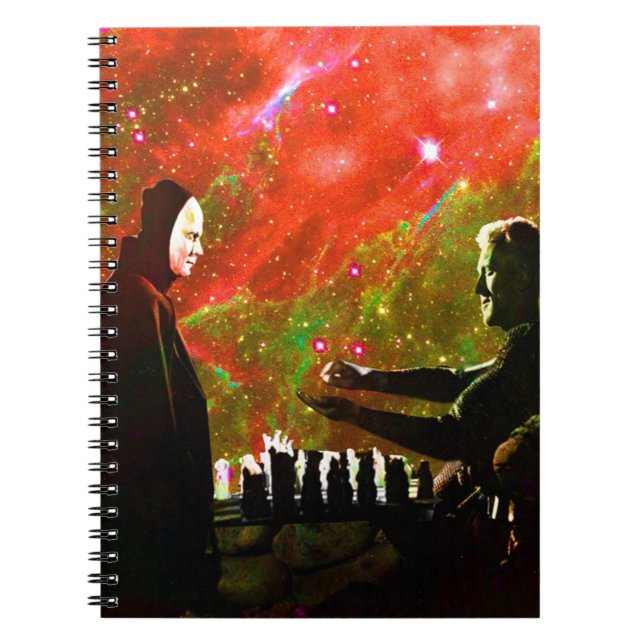 Cuaderno Jugar al ajedrez con muerte (Frente)