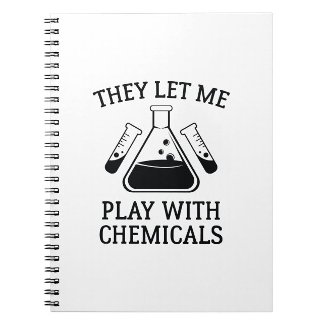 Cuaderno Jugar con productos químicos (Frente)