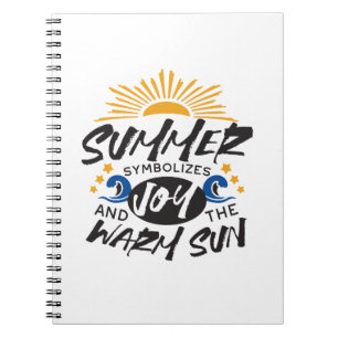 Cuaderno Jugoso verano - Cita de sol cálido