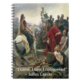 Cuaderno Julio César, llegué a ver que me conquistaban