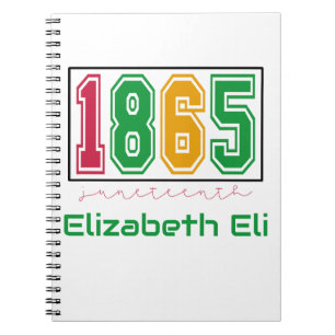 Cuaderno Juneteenth Personalizado - Historia Negra