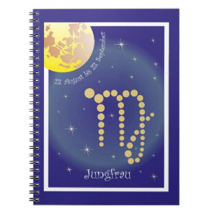 Cuaderno Jungfrau 23. Agosto bis 23. Septiembre Notizheft