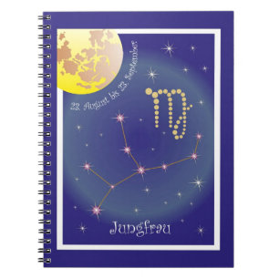 Cuaderno Jungfrau 23. Agosto bis 23. Septiembre Notizheft