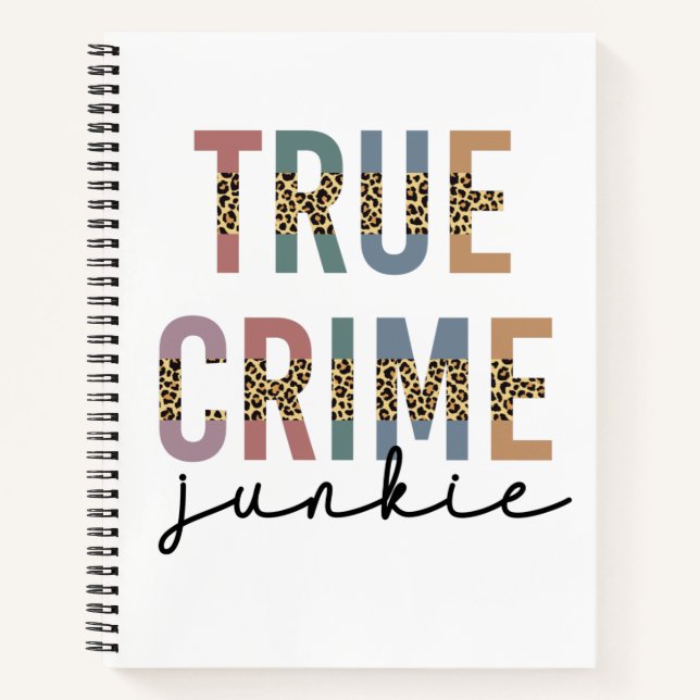 Cuaderno Junkie del Crimen Verdadero | Crimen de asesinato  (Anverso)