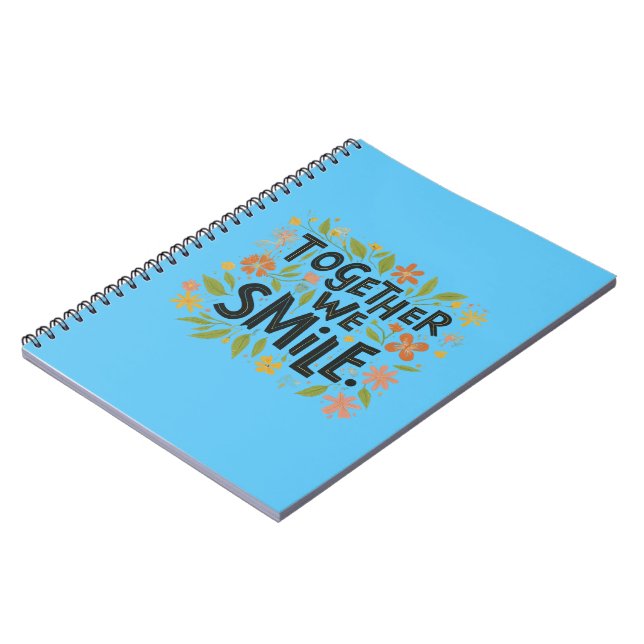 Cuaderno junto con sonrisa Spiral Photo Notebook (Lado Izquierdo)