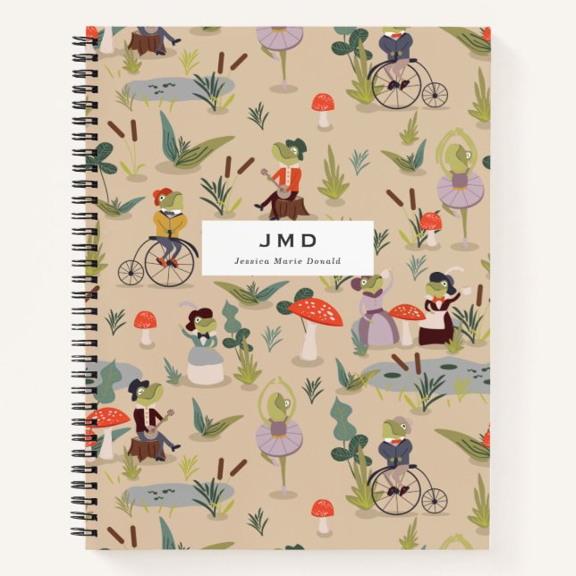 Cuaderno Juntos en tierra de ranas (Anverso)