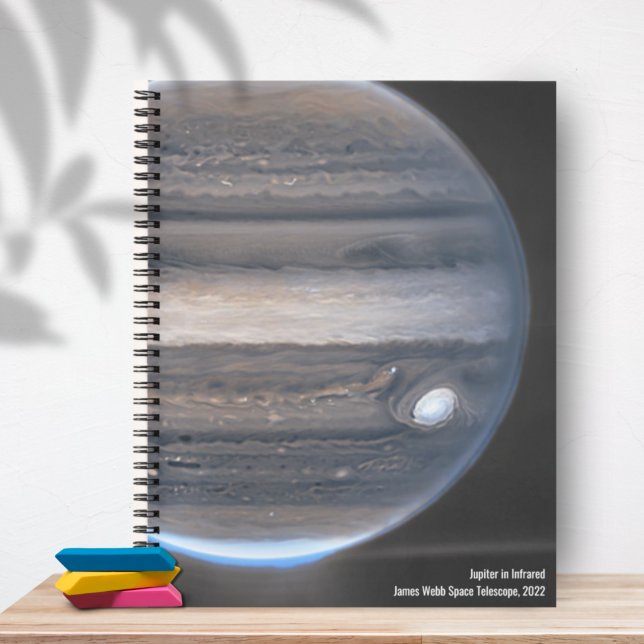 Cuaderno Júpiter en infrarrojos, telescopio espacial James  (Subido por el creador)