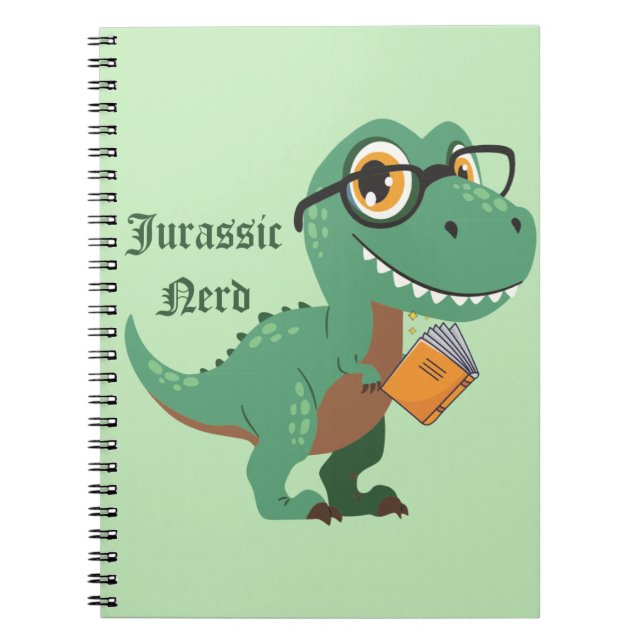 Cuaderno Jurassic nerd (Frente)