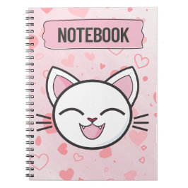Cuaderno "Just a Girl Who Loves Cats – Cute Cat Notebook"