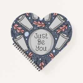 Cuaderno Just be you- hand drawn illustration