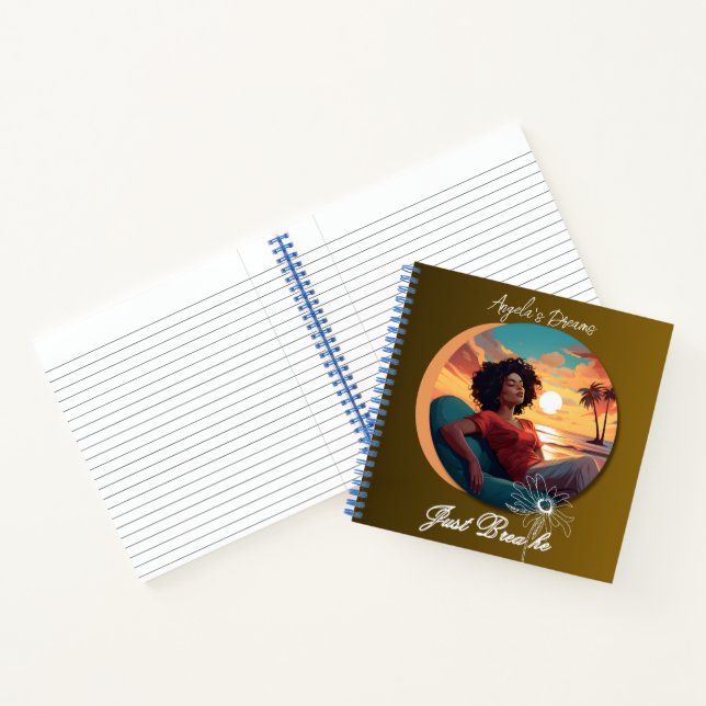 Cuaderno "Just Breathe" Journal (Interior)
