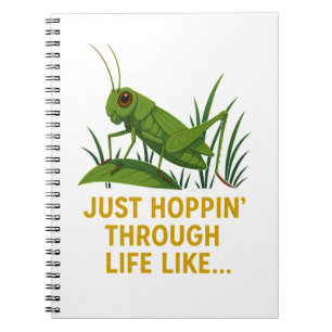 Cuaderno "Just Hoppin’ Grasshopper Art"