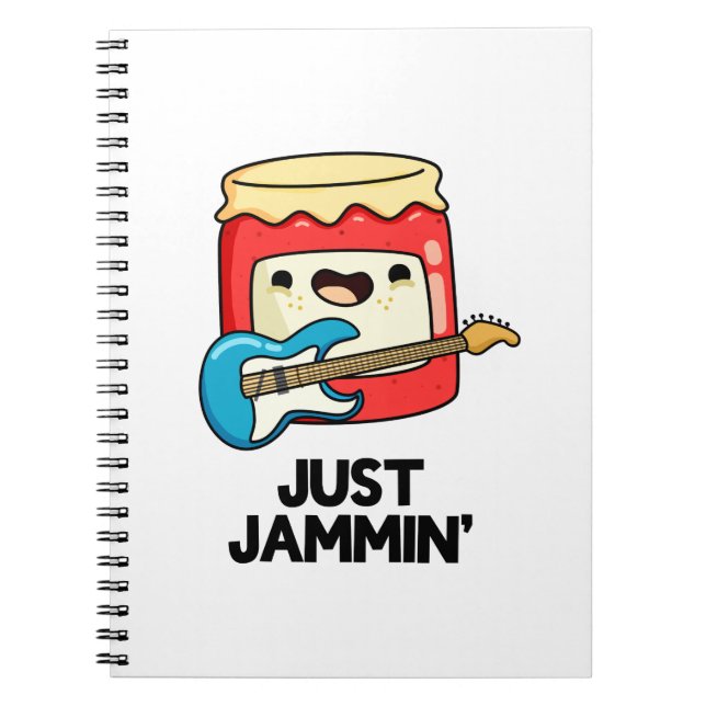 Cuaderno Just Jammin Cute Rocker Jam Pun (Frente)
