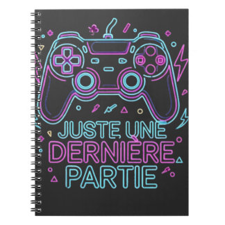 Cuaderno Juste Une Dernière Partie Gamer Notebook - Retro