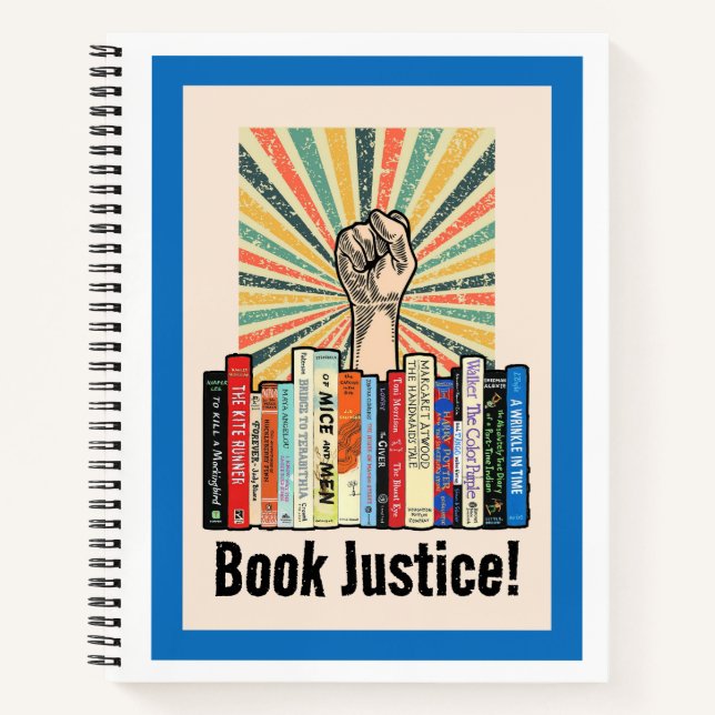 Cuaderno ¡Justicia del libro! (Anverso)