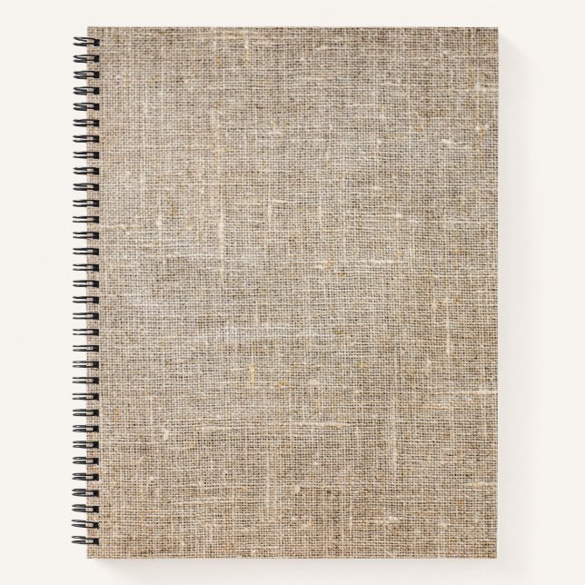 Cuaderno Jute Textile (Anverso)