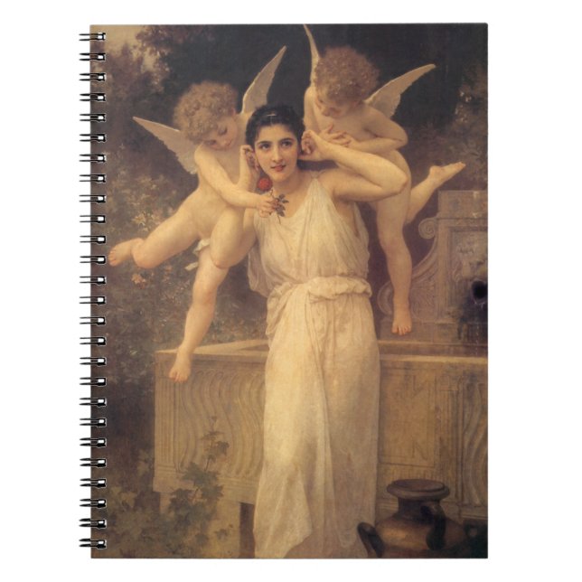 Cuaderno Juventud de Bouguereau, retrato de los Ángeles vic (Frente)