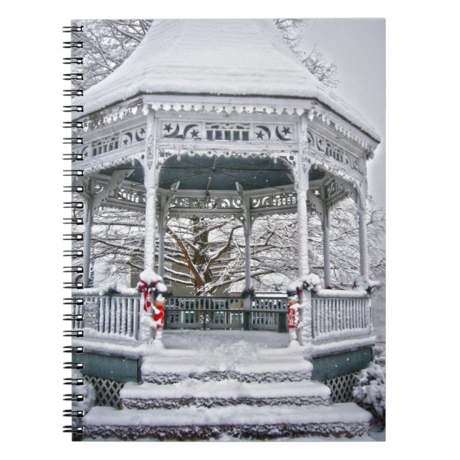 Cuaderno Juzgado Gazebo en la Nieve (Frente)