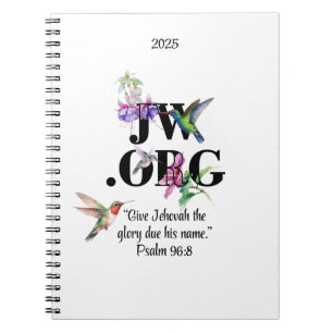 Cuaderno JW 2025 Portátil con texto de 2025 años