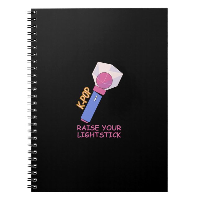 Cuaderno K-POP Raise your lightstick (Frente)