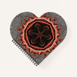 Cuaderno Kaleidoscope Flama Bloc de Corazón