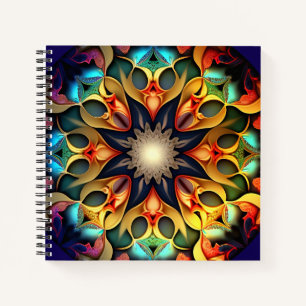 Cuaderno Kaleidoscope Mandala Flower Design-23091