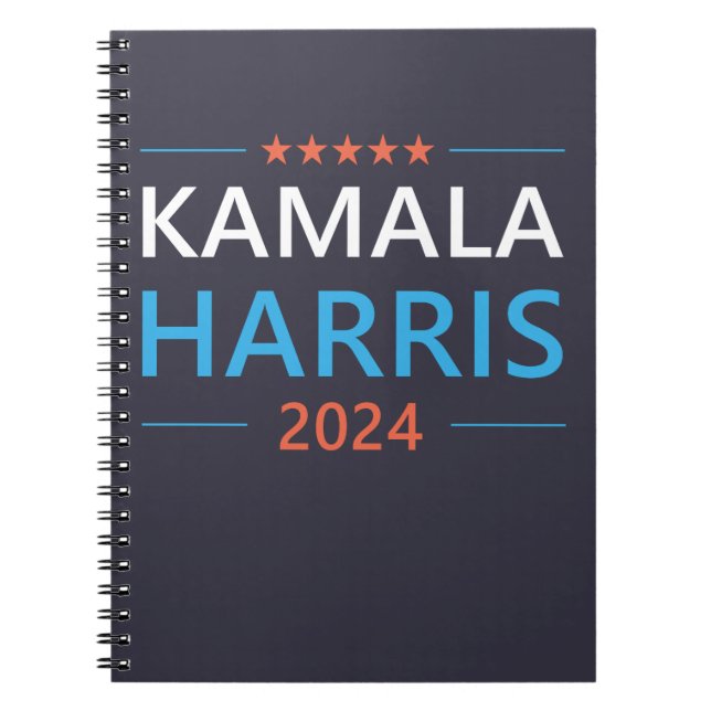 Cuaderno Kamala Harris 2024 para el presidente (Frente)