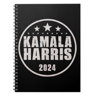 Cuaderno Kamala Harris 2024 Para Presidente Retro Elección