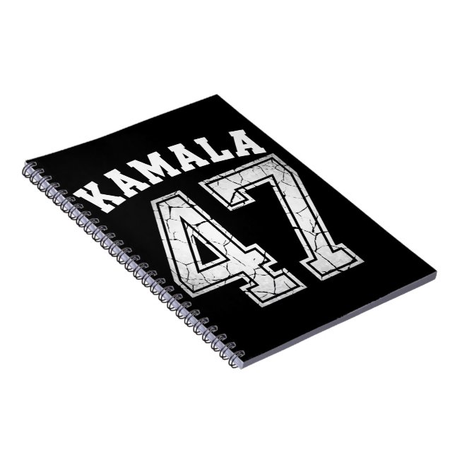 Cuaderno Kamala Harris 47 Por El Presidente Del Pueblo (Lado Derecho)