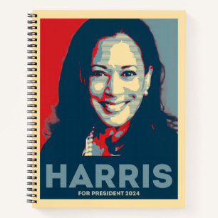 Cuaderno Kamala Harris Por La Presidencia 2024 - Esperanza