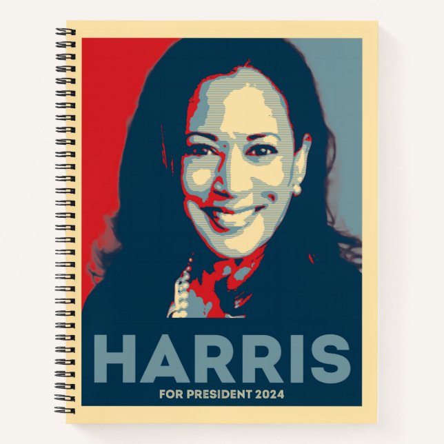 Cuaderno Kamala Harris Por La Presidencia 2024 - Esperanza (Anverso)
