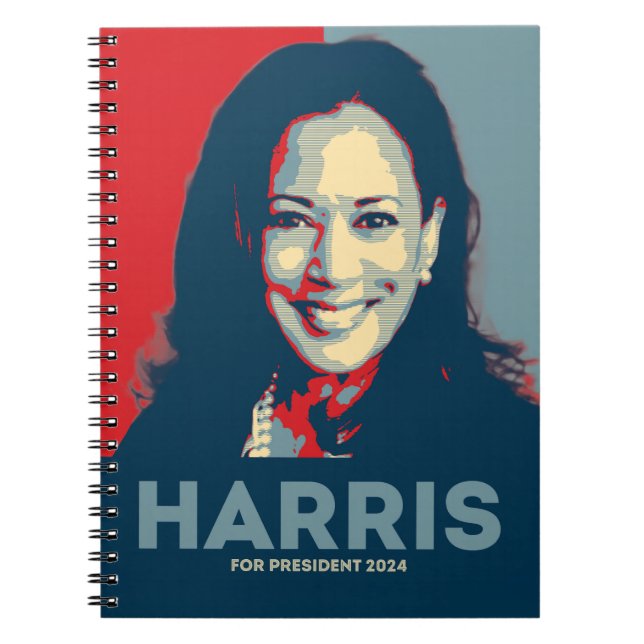 Cuaderno Kamala Harris Por La Presidencia 2024 - Esperanza (Frente)