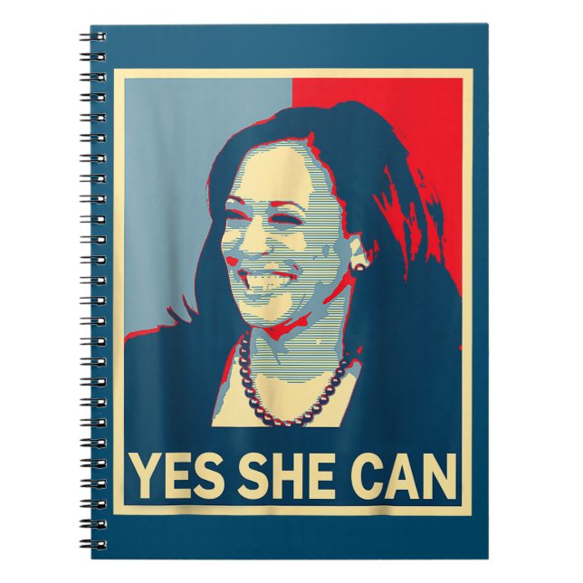 Cuaderno Kamala Harris SÍ ELLA PUEDE elegir presidente para (Frente)