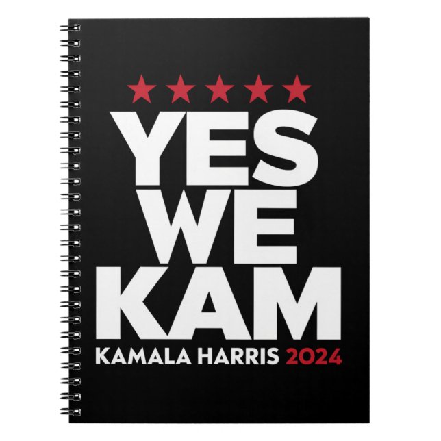 Cuaderno Kamala Harris Sí, Nosotros Kam para Presidente de  (Frente)
