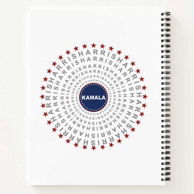 Cuaderno KAMALA HARRIS'S NIECE - Bloc de notas suave de dob (Reverso)